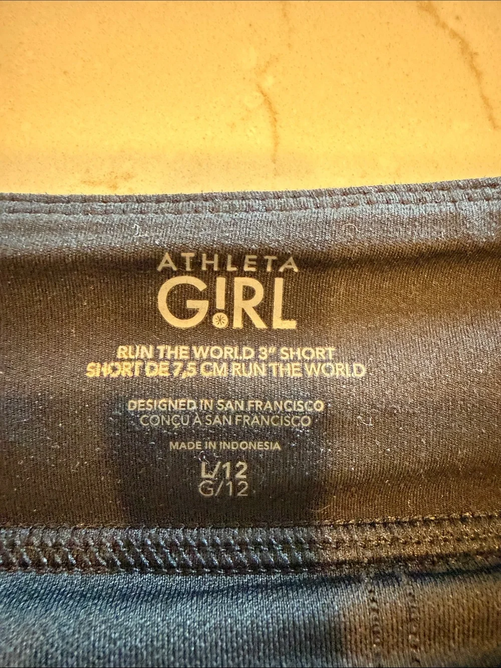 Athleta Black Girls' Athletic Shorts - Picture 2 of 3